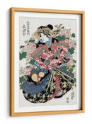 Mujer japonesa (1820 1830) - Keisai Eisen | Cuadro decorativo de Canvas Lab