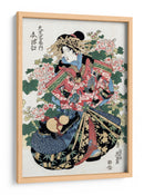 Mujer japonesa (1820 1830) - Keisai Eisen | Cuadro decorativo de Canvas Lab