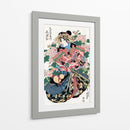 Mujer japonesa (1820 1830) - Keisai Eisen | Cuadro decorativo de Canvas Lab