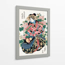 Mujer japonesa (1820 1830) - Keisai Eisen | Cuadro decorativo de Canvas Lab