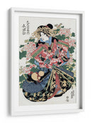 Mujer japonesa (1820 1830) - Keisai Eisen | Cuadro decorativo de Canvas Lab