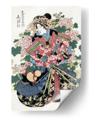 Mujer japonesa (1820 1830) - Keisai Eisen | Cuadro decorativo de Canvas Lab