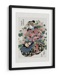 Mujer japonesa (1820 1830) Huésped - Keisai Eisen | Cuadro decorativo de Canvas Lab