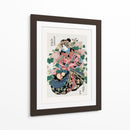 Mujer japonesa (1820 1830) Huésped - Keisai Eisen | Cuadro decorativo de Canvas Lab