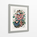 Mujer japonesa (1820 1830) Huésped - Keisai Eisen | Cuadro decorativo de Canvas Lab