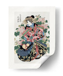 Mujer japonesa (1820 1830) Huésped - Keisai Eisen | Cuadro decorativo de Canvas Lab