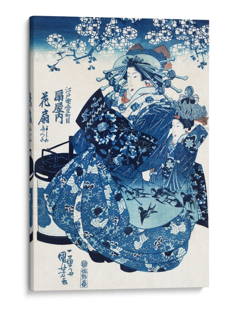 Mujer Japonesa (1798 1861) II - Utagawa Kuniyoshi | Cuadro decorativo de Canvas Lab