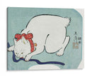 Gato blanco japonés (1863) - Utagawa Hiroshige | Cuadro decorativo de Canvas Lab
