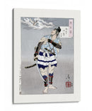 Samurái japonés (1885) Boarder - Tsukioka Yoshitoshi | Cuadro decorativo de Canvas Lab