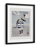 Samurái japonés (1885) Boarder - Tsukioka Yoshitoshi | Cuadro decorativo de Canvas Lab