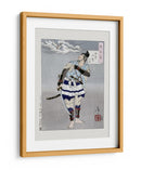 Samurái japonés (1885) Boarder - Tsukioka Yoshitoshi | Cuadro decorativo de Canvas Lab
