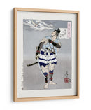 Samurái japonés (1885) Boarder - Tsukioka Yoshitoshi | Cuadro decorativo de Canvas Lab