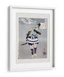 Samurái japonés (1885) Boarder - Tsukioka Yoshitoshi | Cuadro decorativo de Canvas Lab