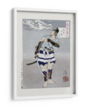 Samurái japonés (1885) Boarder - Tsukioka Yoshitoshi | Cuadro decorativo de Canvas Lab