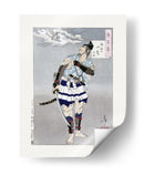 Samurái japonés (1885) Boarder - Tsukioka Yoshitoshi | Cuadro decorativo de Canvas Lab