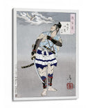 Samurái japonés (1885) - Tsukioka Yoshitoshi | Cuadro decorativo de Canvas Lab