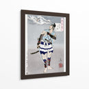 Samurái japonés (1885) - Tsukioka Yoshitoshi | Cuadro decorativo de Canvas Lab