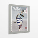 Samurái japonés (1885) - Tsukioka Yoshitoshi | Cuadro decorativo de Canvas Lab