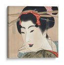 Pintura vintage de geisha japonesa (1830s) - Mihata Joryu | Cuadro decorativo de Canvas Lab
