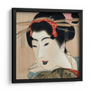 Pintura vintage de geisha japonesa (1830s) - Mihata Joryu | Cuadro decorativo de Canvas Lab