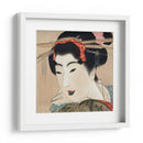 Pintura vintage de geisha japonesa (1830s) - Mihata Joryu | Cuadro decorativo de Canvas Lab