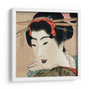 Pintura vintage de geisha japonesa (1830s) - Mihata Joryu | Cuadro decorativo de Canvas Lab