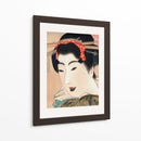 Geisha japonesa (1830s) - Mihata Joryu | Cuadro decorativo de Canvas Lab