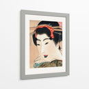 Geisha japonesa (1830s) - Mihata Joryu | Cuadro decorativo de Canvas Lab