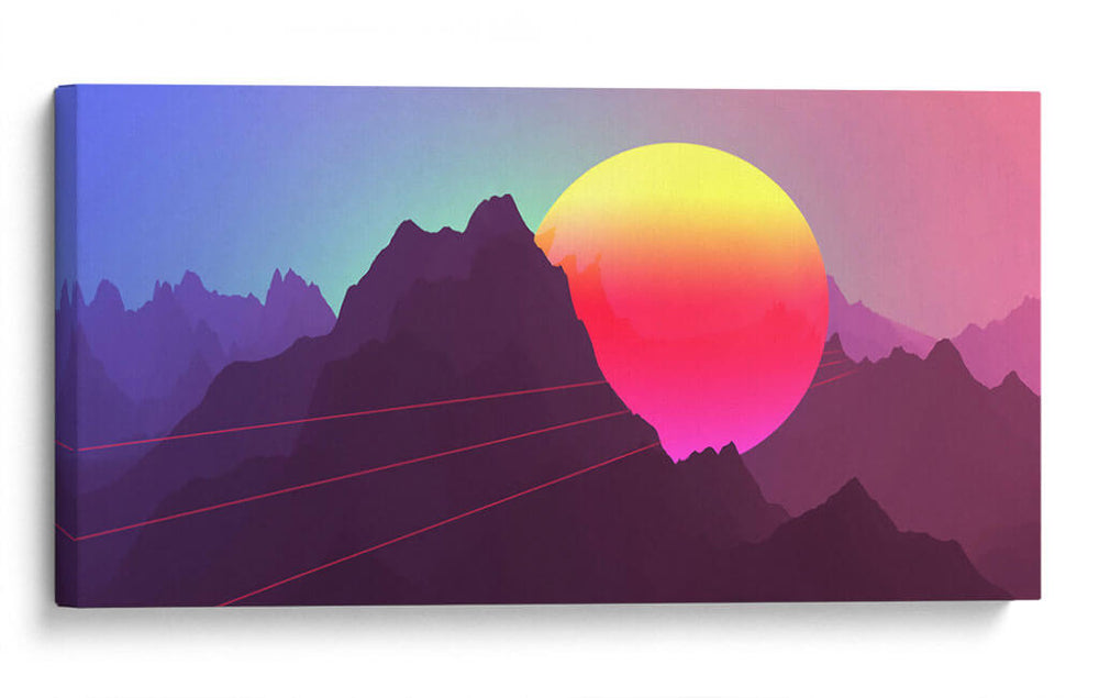 Retrowave | Cuadro decorativo de Canvas Lab