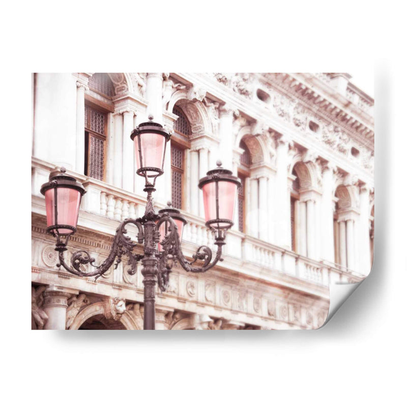 Venecia Rosa Linternas I - Sonja Quintero | Cuadro decorativo de Canvas Lab