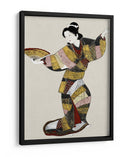 Bailarina japonesa (siglo XVII) pintura vintage - Unknown | Cuadro decorativo de Canvas Lab