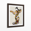 Bailarina japonesa (siglo XVII) pintura vintage - Unknown | Cuadro decorativo de Canvas Lab