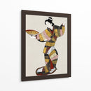 Bailarina japonesa (siglo XVII) pintura vintage - Unknown | Cuadro decorativo de Canvas Lab