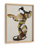 Bailarina japonesa (siglo XVII) pintura vintage - Unknown | Cuadro decorativo de Canvas Lab