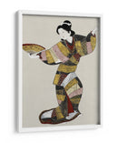 Bailarina japonesa (siglo XVII) pintura vintage - Unknown | Cuadro decorativo de Canvas Lab