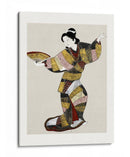 Bailarina japonesa (siglo XVII) Borde de pintura vintage - Unknown | Cuadro decorativo de Canvas Lab