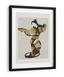 Bailarina japonesa (siglo XVII) Borde de pintura vintage - Unknown | Cuadro decorativo de Canvas Lab