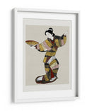 Bailarina japonesa (siglo XVII) Borde de pintura vintage - Unknown | Cuadro decorativo de Canvas Lab