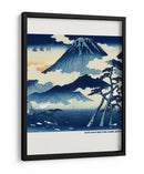 Vista Distante del Monte Asama en el Distrito de Shinshu - Utagawa Hiroshige | Cuadro decorativo de Canvas Lab