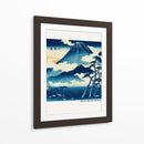 Vista Distante del Monte Asama en el Distrito de Shinshu - Utagawa Hiroshige | Cuadro decorativo de Canvas Lab