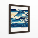 Vista Distante del Monte Asama en el Distrito de Shinshu - Utagawa Hiroshige | Cuadro decorativo de Canvas Lab