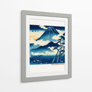 Vista Distante del Monte Asama en el Distrito de Shinshu - Utagawa Hiroshige | Cuadro decorativo de Canvas Lab