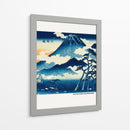 Vista Distante del Monte Asama en el Distrito de Shinshu - Utagawa Hiroshige | Cuadro decorativo de Canvas Lab