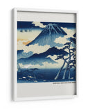 Vista Distante del Monte Asama en el Distrito de Shinshu - Utagawa Hiroshige | Cuadro decorativo de Canvas Lab