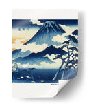 Vista Distante del Monte Asama en el Distrito de Shinshu - Utagawa Hiroshige | Cuadro decorativo de Canvas Lab