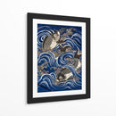 Carpa en olas durante el período Meiji I - Unknown | Cuadro decorativo de Canvas Lab