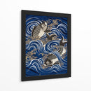 Carpa en olas durante el período Meiji I - Unknown | Cuadro decorativo de Canvas Lab
