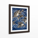 Carpa en olas durante el período Meiji I - Unknown | Cuadro decorativo de Canvas Lab