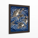 Carpa en olas durante el período Meiji I - Unknown | Cuadro decorativo de Canvas Lab