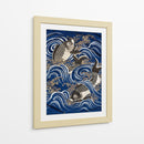 Carpa en olas durante el período Meiji I - Unknown | Cuadro decorativo de Canvas Lab